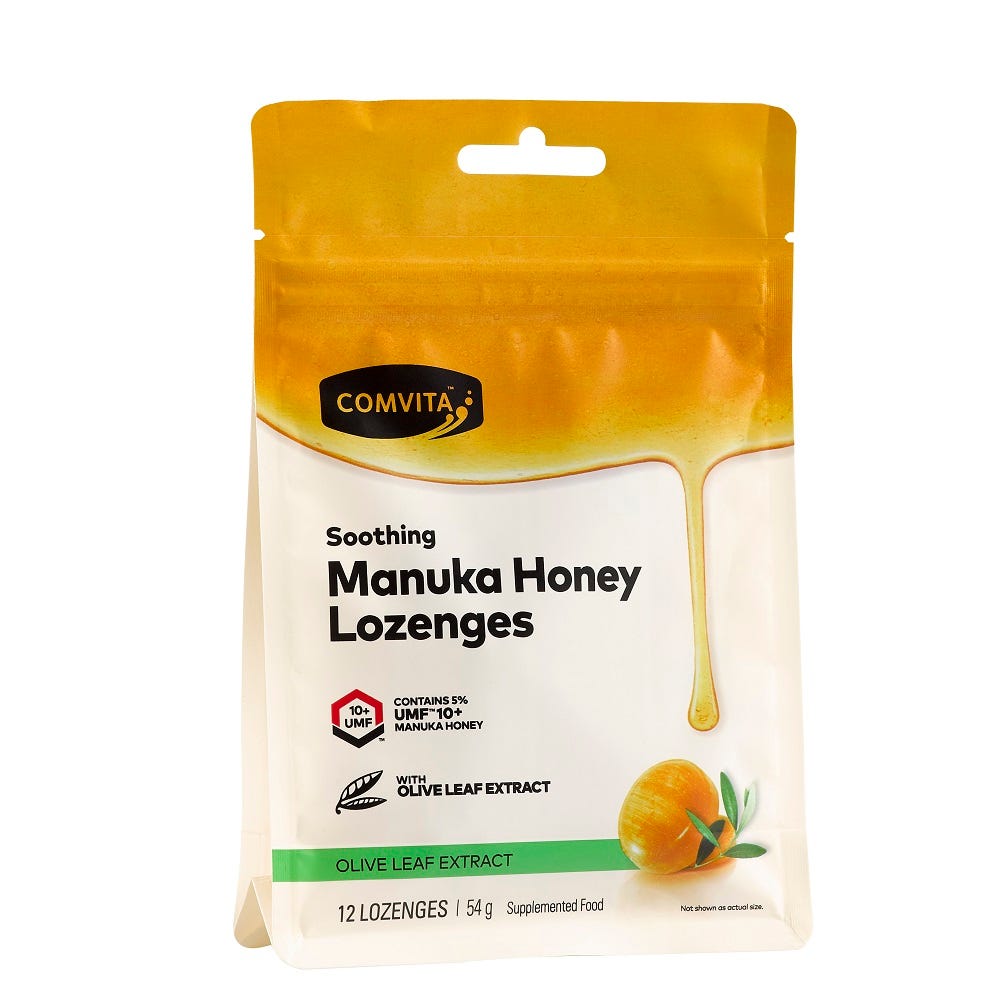 Mānuka Honey Lozenges Olive Leaf Extract - Health 2000