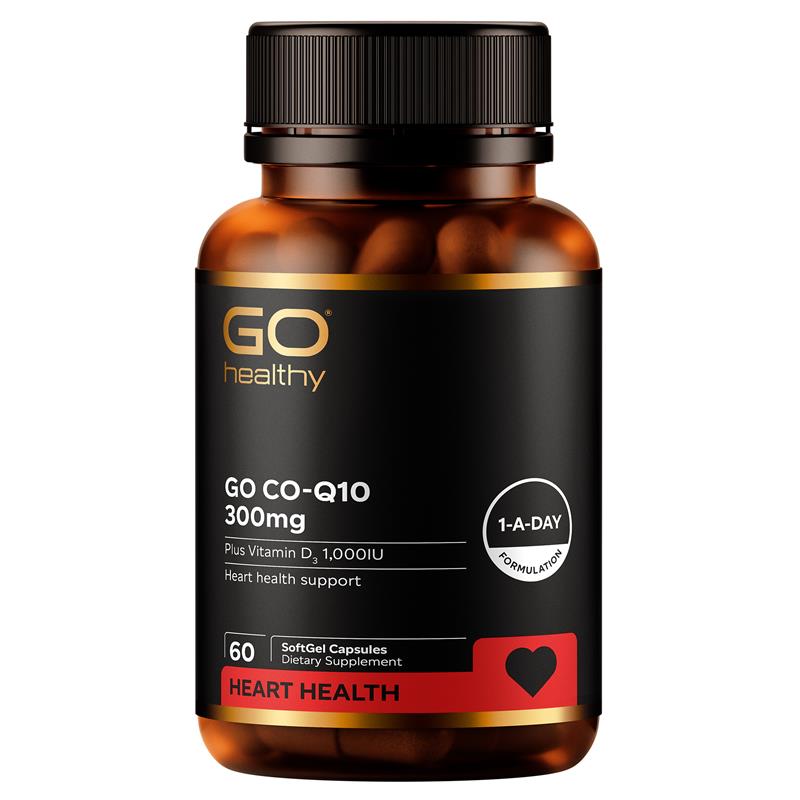 GO Co-Q10 300mg + Vit D3 - Health 2000
