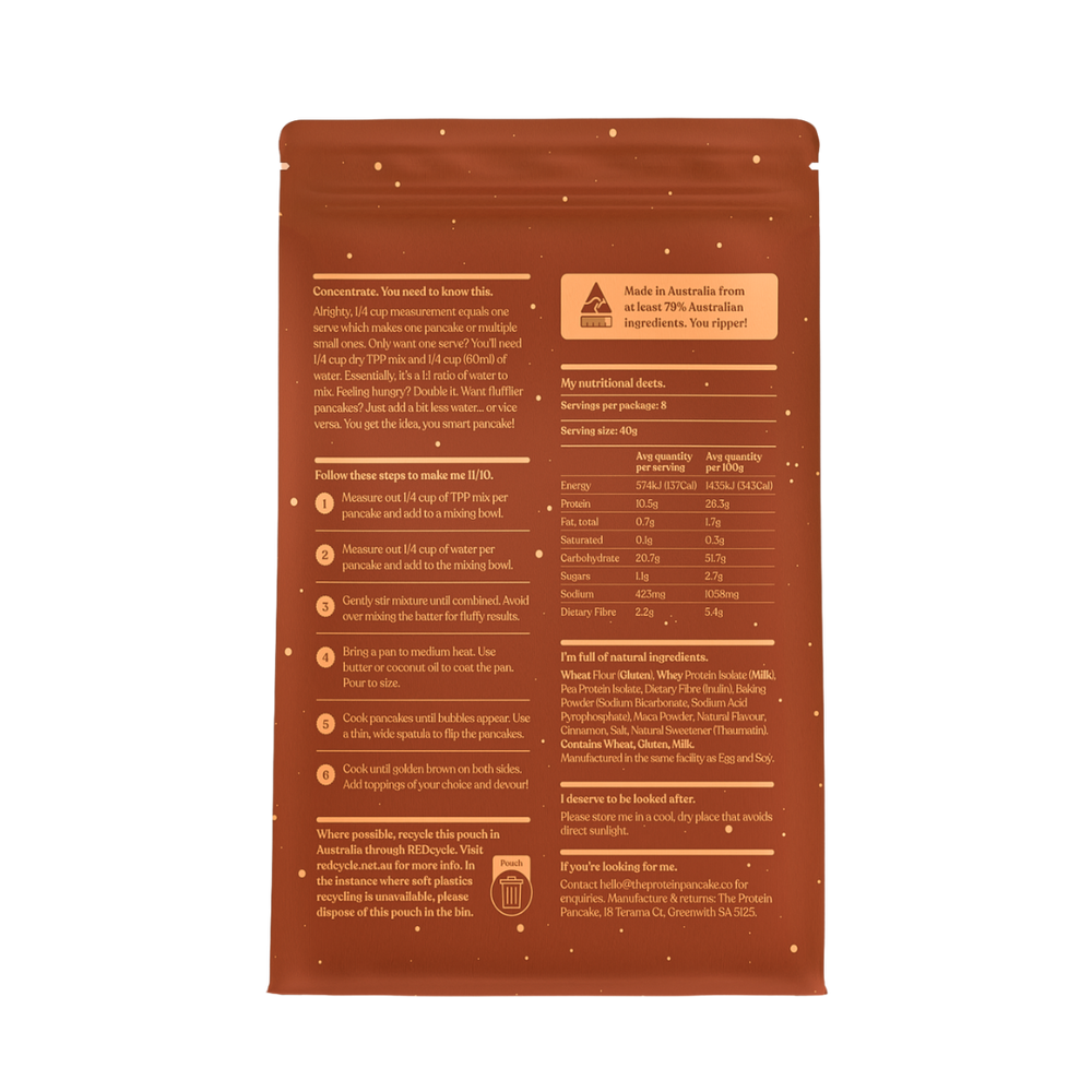 Cinnamon Churro Protein Pancake Mix - Health 2000