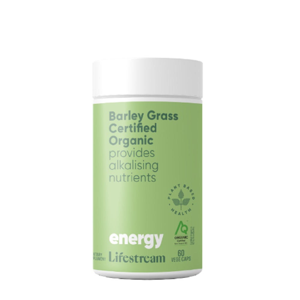 Barley Grass Certified Organic Capsules - Health 2000