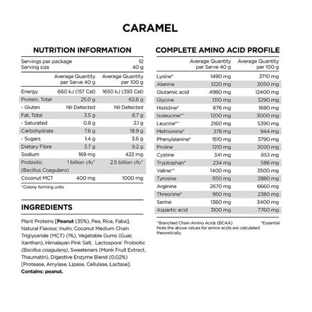 Peanut Protein - Caramel - Health 2000