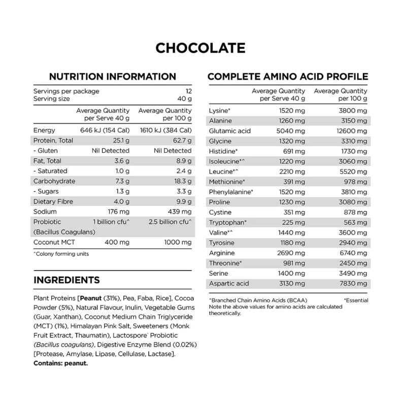 Peanut Protein - Chocolate - Health 2000