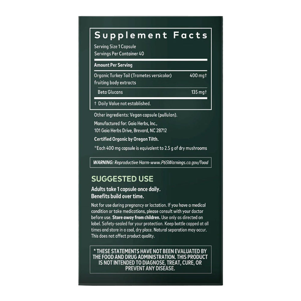 Turkey Tail Mushroom - Health 2000