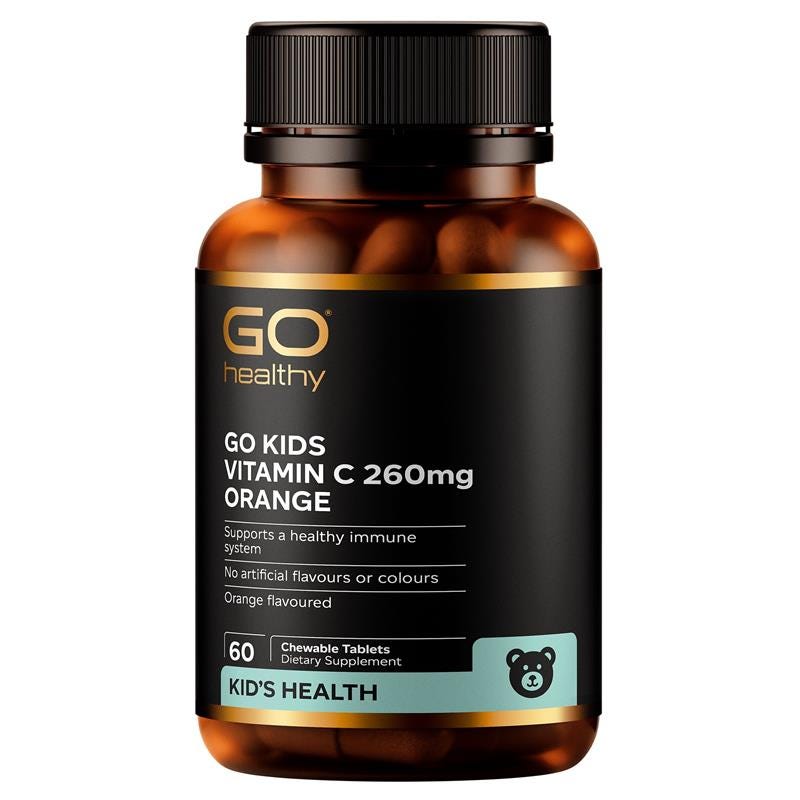 GO Kids Vitamin C 260mg Orange - Health 2000