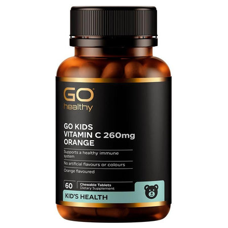 GO Kids Vitamin C 260mg Orange - Health 2000
