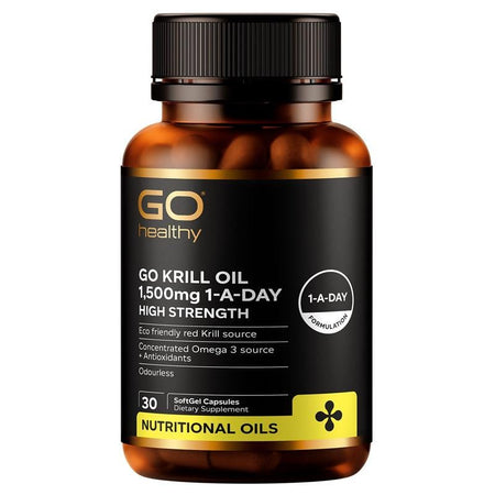 GO Krill Oil 1,500mg - Health 2000