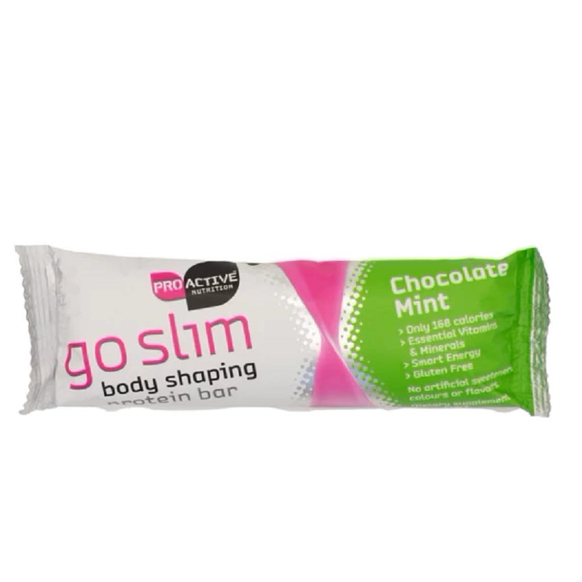 Go Slim Body Shaping Protein Bar - Choc Mint - Health 2000