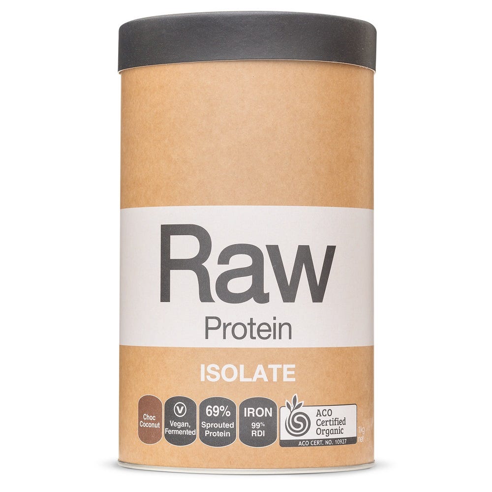 Raw Protein Isolate Choc Coconut - Health 2000