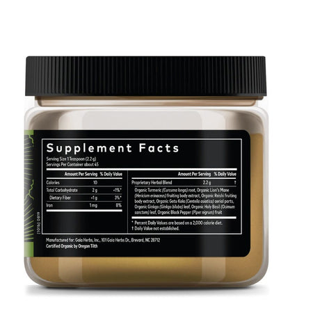 Lion's Mane & Turmeric Powder - Health 2000