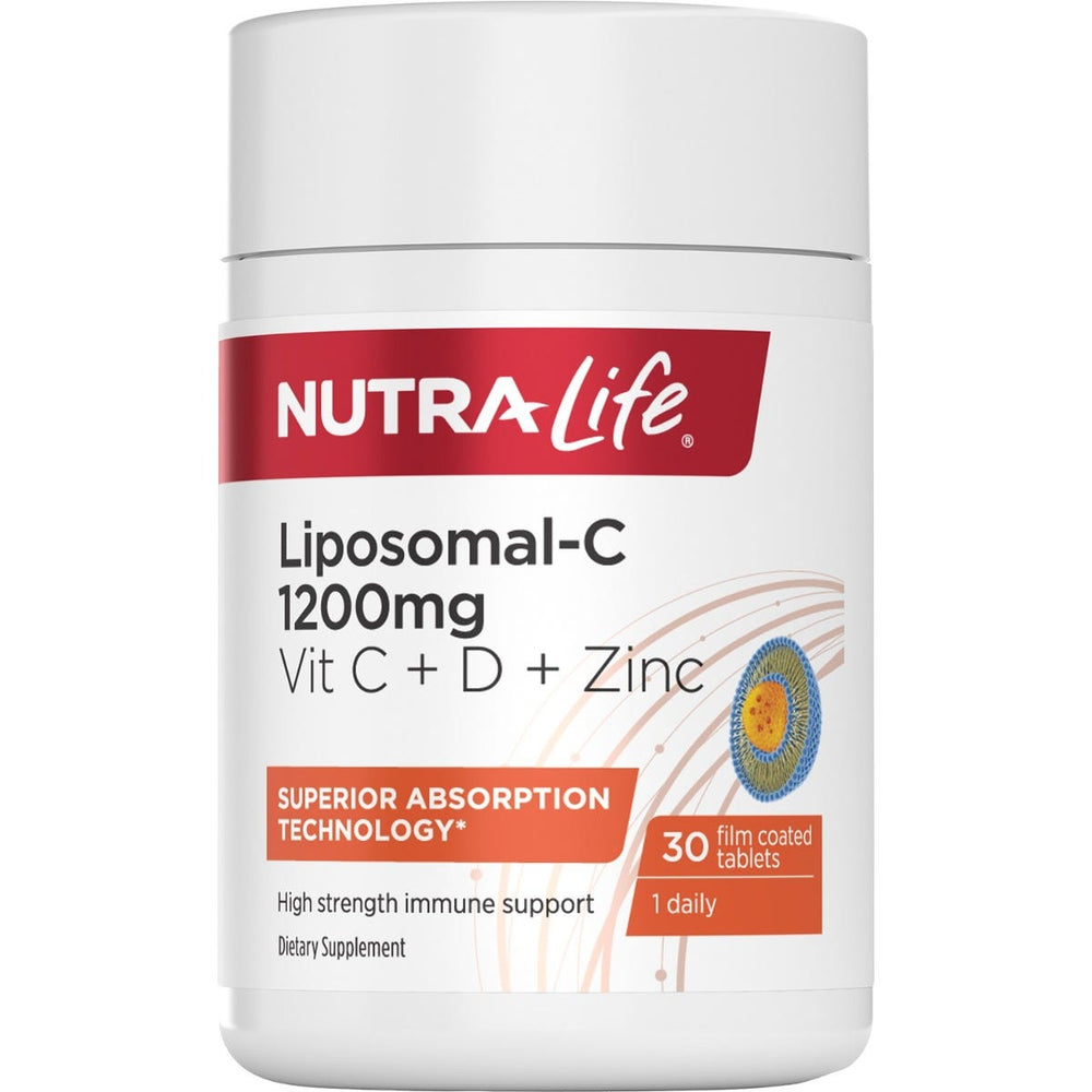 Liposomal-C 1200mg Vit C + D + Zinc - Health 2000