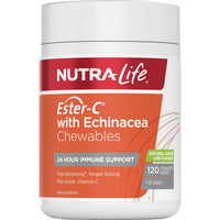 Ester C 500mg + Echinacea Chews - Health 2000