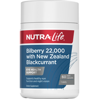 Bilberry 22,000 with New Zealand Blackcurrant - Health 2000