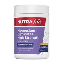 Magnesium Glycinate+ High Strength Powder - Citrus - Health 2000