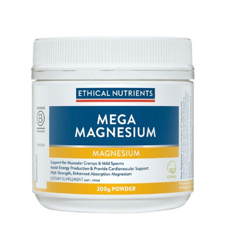 Mega Magnesium Powder - Citrus - Health 2000