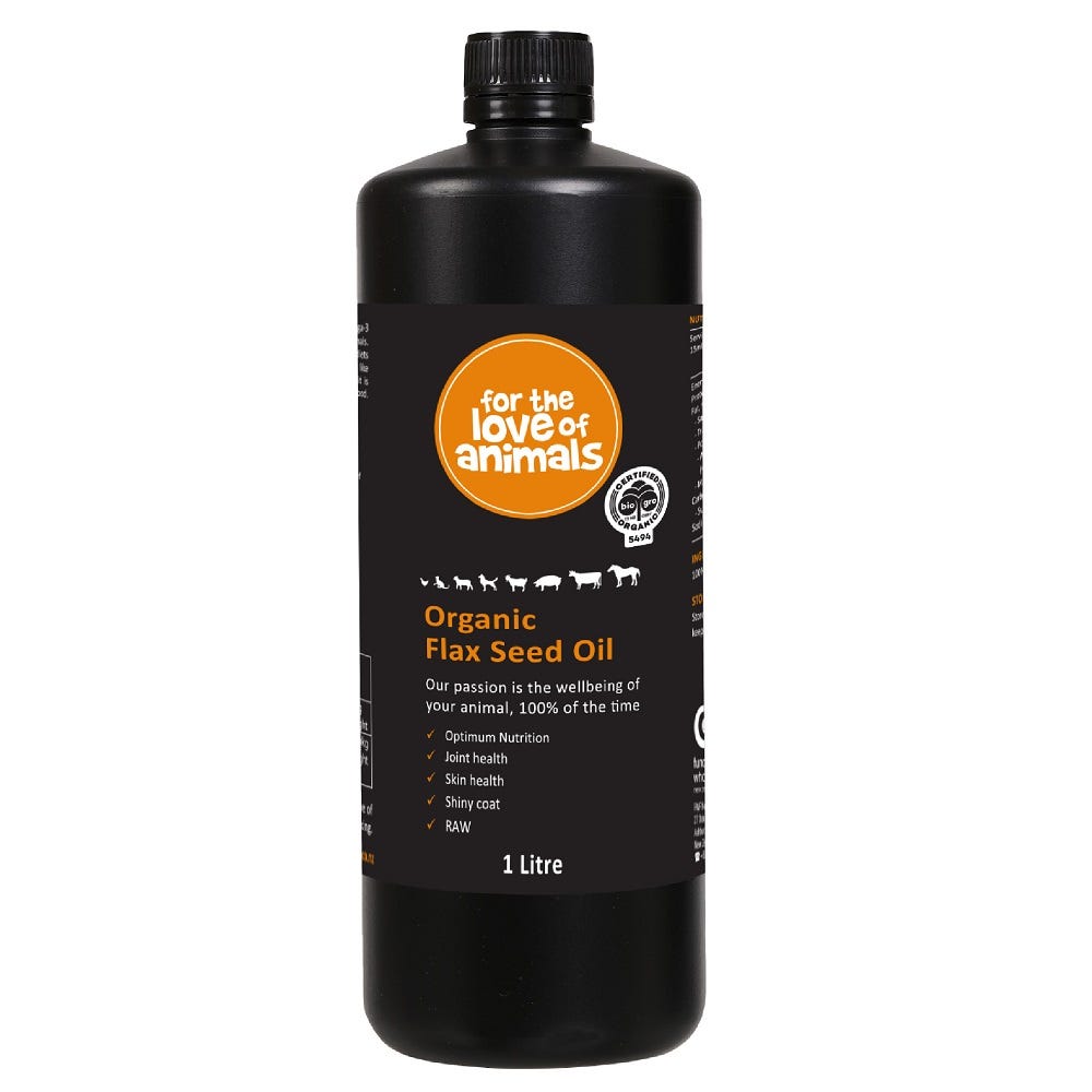 For the Love of Animals - Flax Seed Oil - Health 2000