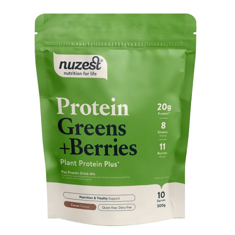 Protein Greens + Berries Cocoa Flavour - Health 2000
