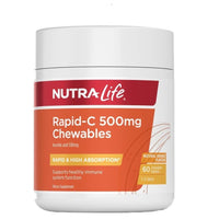 Rapid-C 500mg Chewables - Health 2000