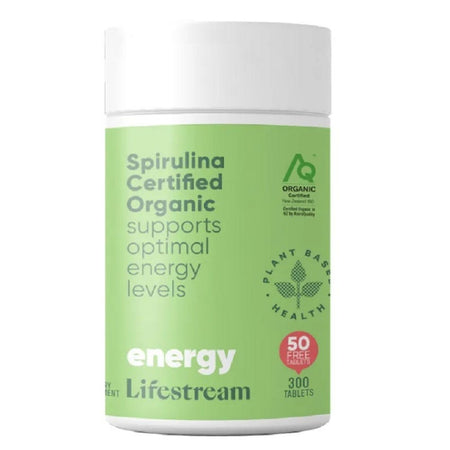 Spirulina Certified Organic Tablets - Health 2000