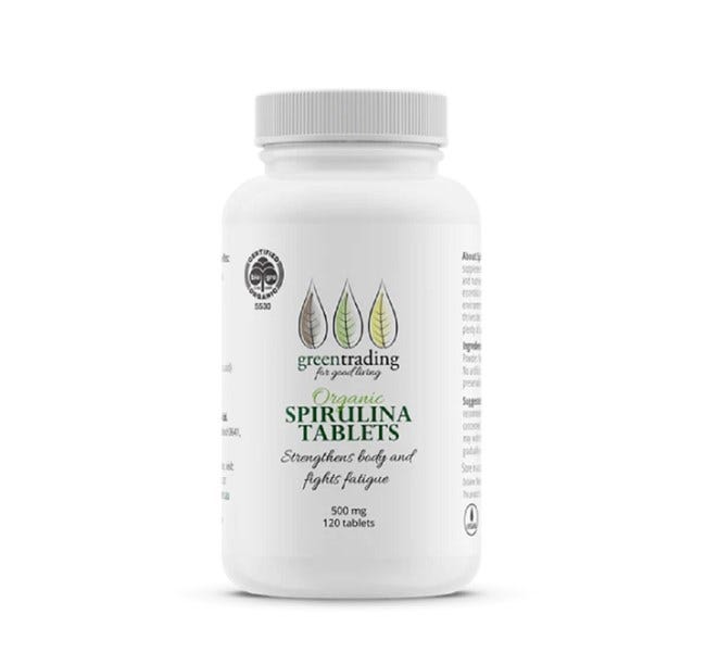 Organic Spirulina Tablets - Health 2000