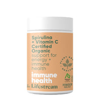 Spirulina + Vitamin C Certified Organic - Health 2000