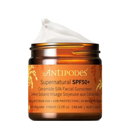 Supernatural SPF50+ Ceramide Silk Facial Sunscreen - Health 2000